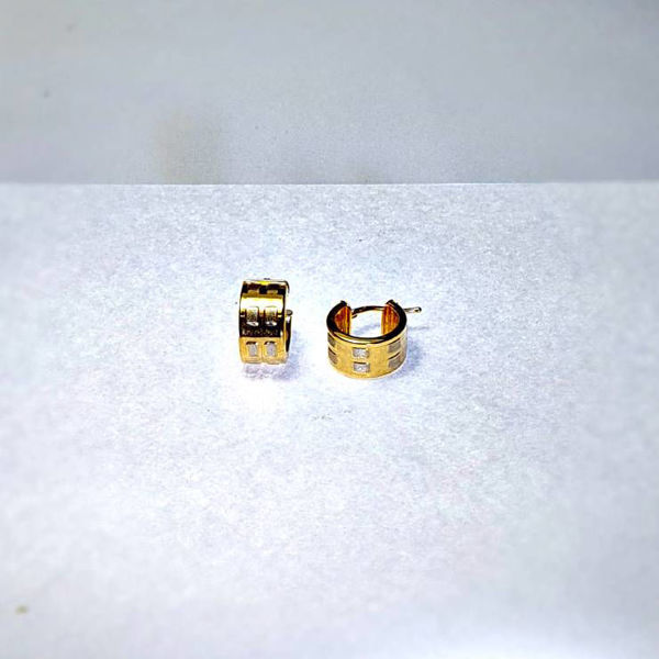 Picture of 925 silver loop earrings
