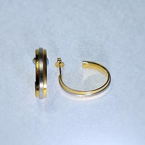 Picture of Silver 925 oval earrings