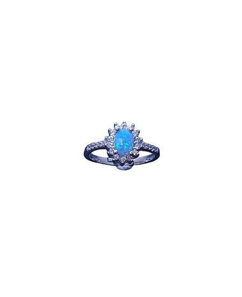 Picture of OVAL OPAL BLUE